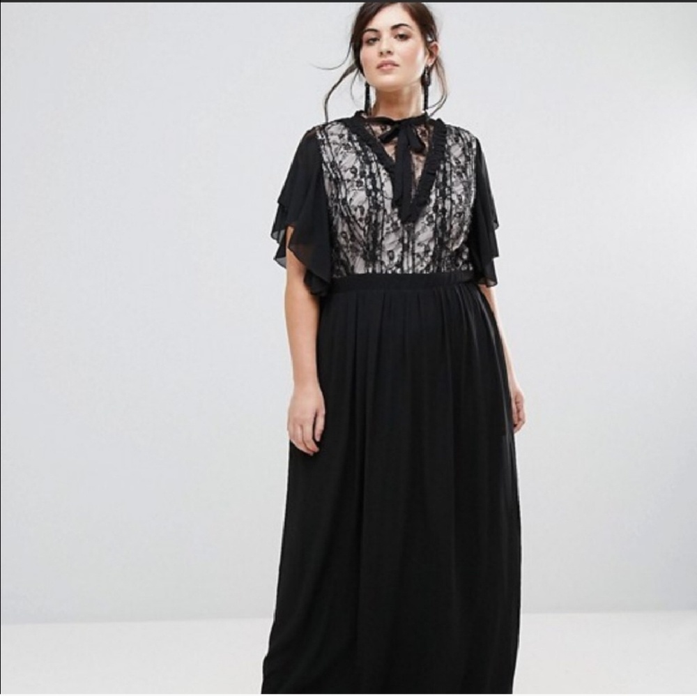 ASOS Maxi Chiffon Dress